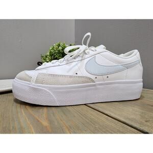 Nike Women's Blazer Low Platform Shoes 'White' (DJ0292-112) Expeditedship Size 7